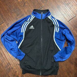 Adidas Blue and Black Track Jacket